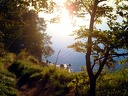 Sonnenuntergang auf Vilm (Ostsee)