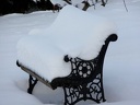 Winter Bank Schnee