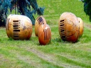 Holzbohnen mit Barcode